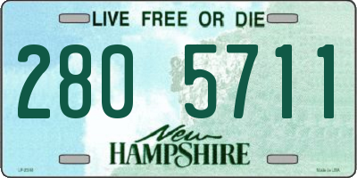 NH license plate 2805711