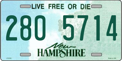 NH license plate 2805714