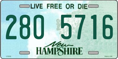 NH license plate 2805716