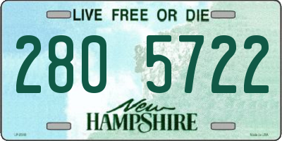 NH license plate 2805722