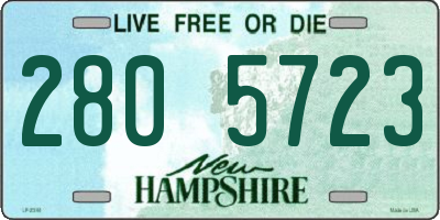 NH license plate 2805723