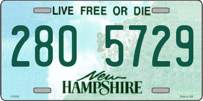 NH license plate 2805729