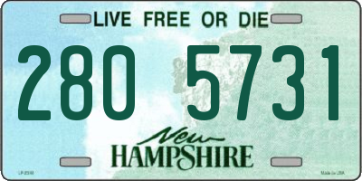NH license plate 2805731