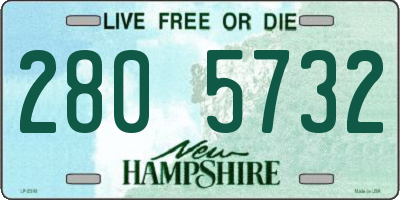 NH license plate 2805732