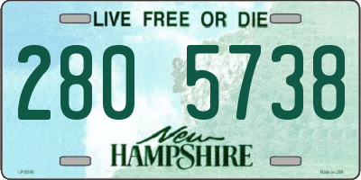 NH license plate 2805738