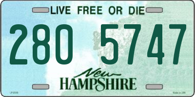 NH license plate 2805747
