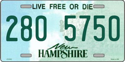 NH license plate 2805750