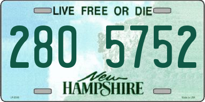 NH license plate 2805752