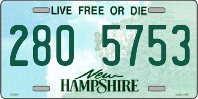 NH license plate 2805753