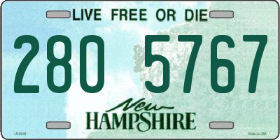 NH license plate 2805767