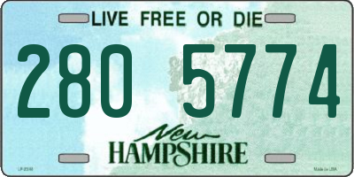 NH license plate 2805774