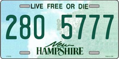 NH license plate 2805777