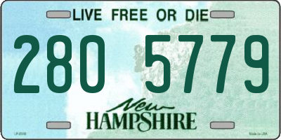 NH license plate 2805779