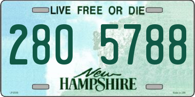 NH license plate 2805788