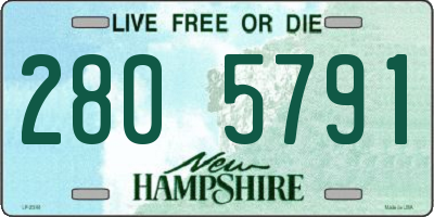 NH license plate 2805791