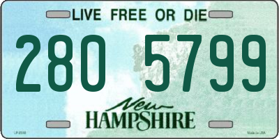 NH license plate 2805799