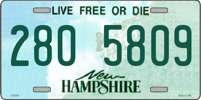 NH license plate 2805809
