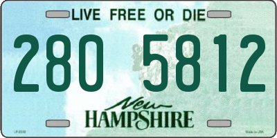 NH license plate 2805812