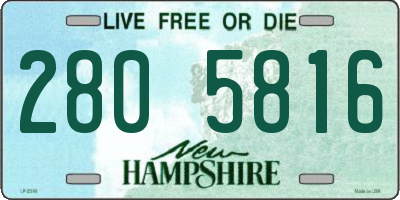 NH license plate 2805816
