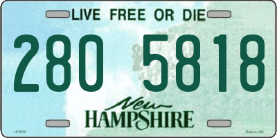 NH license plate 2805818