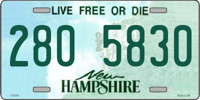 NH license plate 2805830