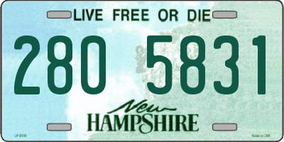 NH license plate 2805831