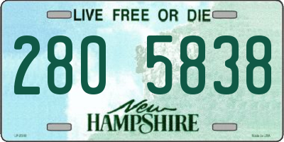 NH license plate 2805838