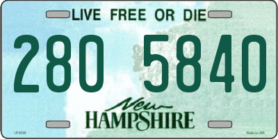 NH license plate 2805840