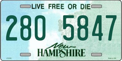 NH license plate 2805847