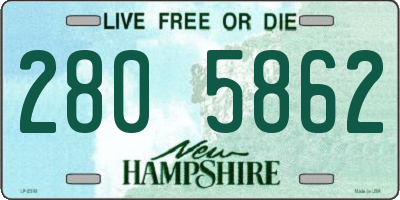 NH license plate 2805862