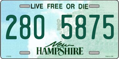 NH license plate 2805875