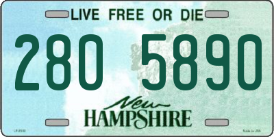 NH license plate 2805890