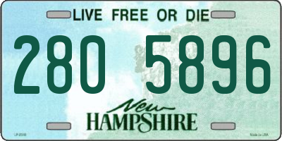 NH license plate 2805896