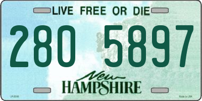NH license plate 2805897
