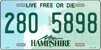 NH license plate 2805898
