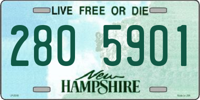 NH license plate 2805901