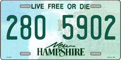 NH license plate 2805902