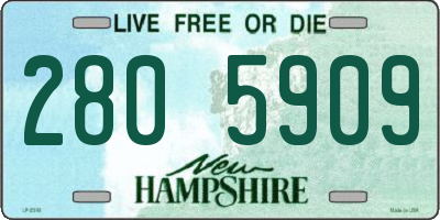 NH license plate 2805909