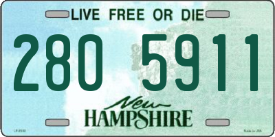 NH license plate 2805911