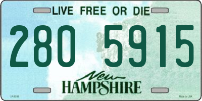 NH license plate 2805915