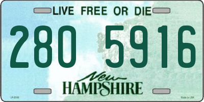 NH license plate 2805916