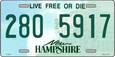 NH license plate 2805917
