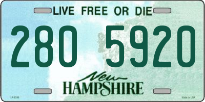 NH license plate 2805920