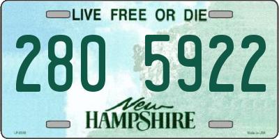 NH license plate 2805922