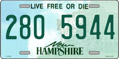 NH license plate 2805944