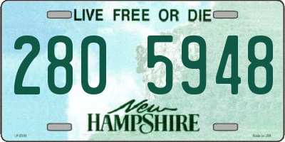 NH license plate 2805948