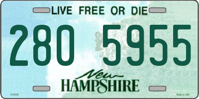 NH license plate 2805955