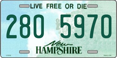 NH license plate 2805970