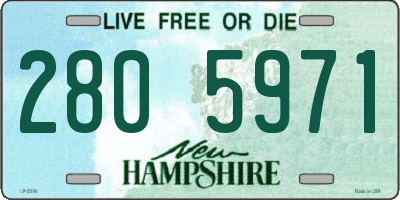 NH license plate 2805971