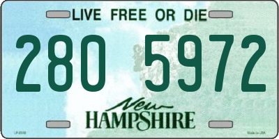 NH license plate 2805972